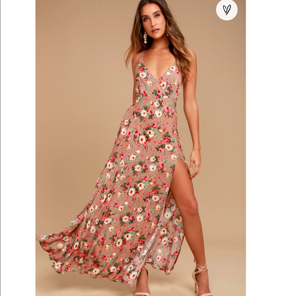 Lulus dress - everlasting bliss maxi
